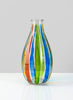 10 in Harlequin Vase - Hand Colored