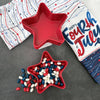 Patriotic Star Melamine 5 1/2" Bowl, Red
