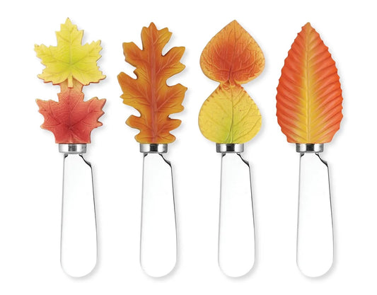 Fall Leaves Cheese Spreader