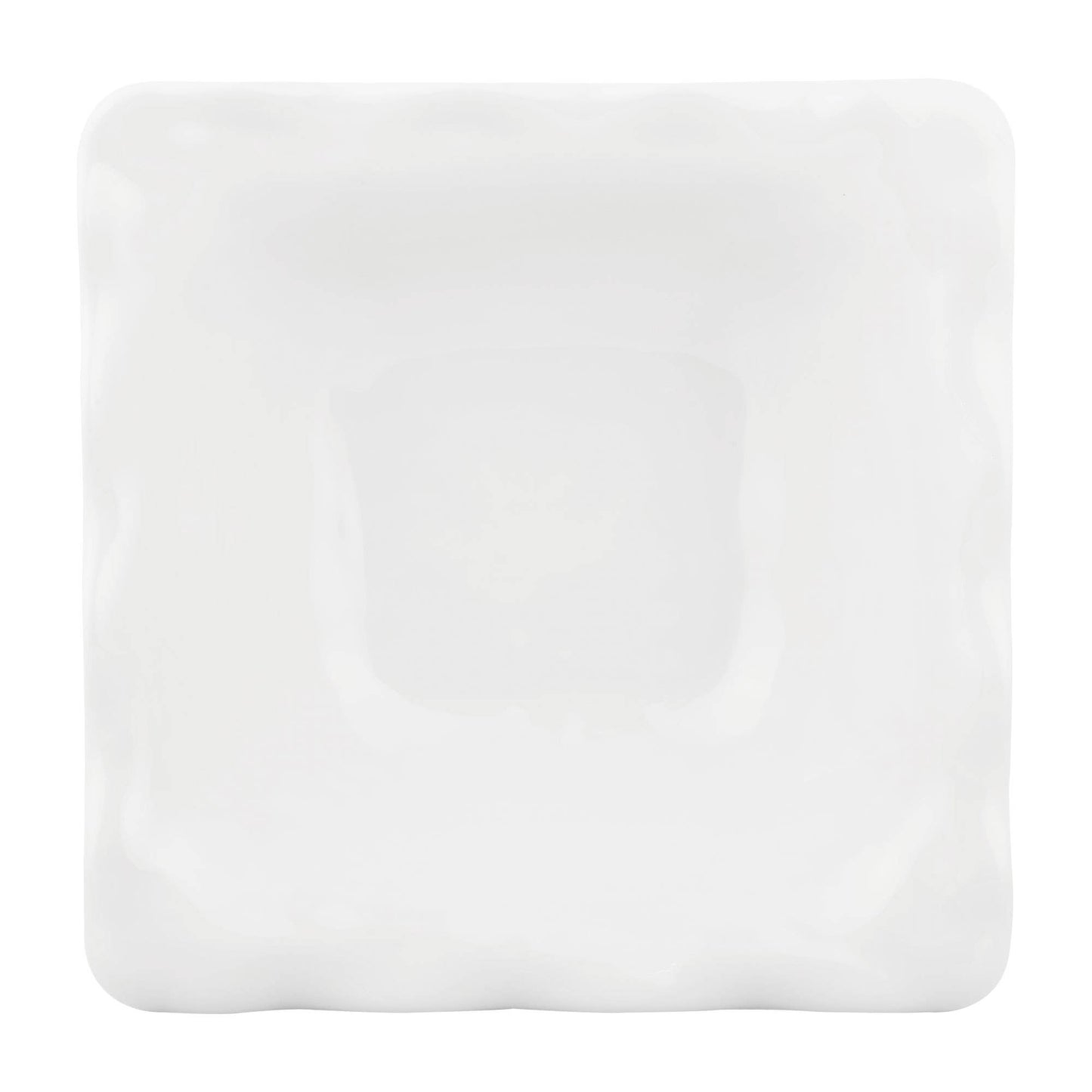 White 12.5" Melamine Serving Bowl