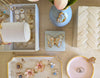 Medium Gilded Butterflies Trays with 22K Gold Accent