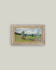 Abstract Landscape Framed Antique Art: 7x5