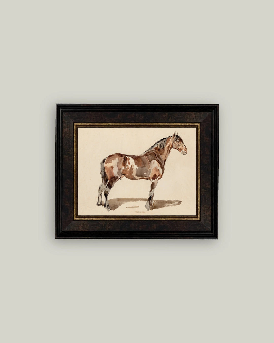 A Bay Horse Art-  12x10
