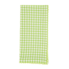 Gingham Napkin: 18", Green, Set of 4