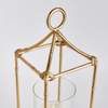 Daphne Lantern Large, Antique Gold