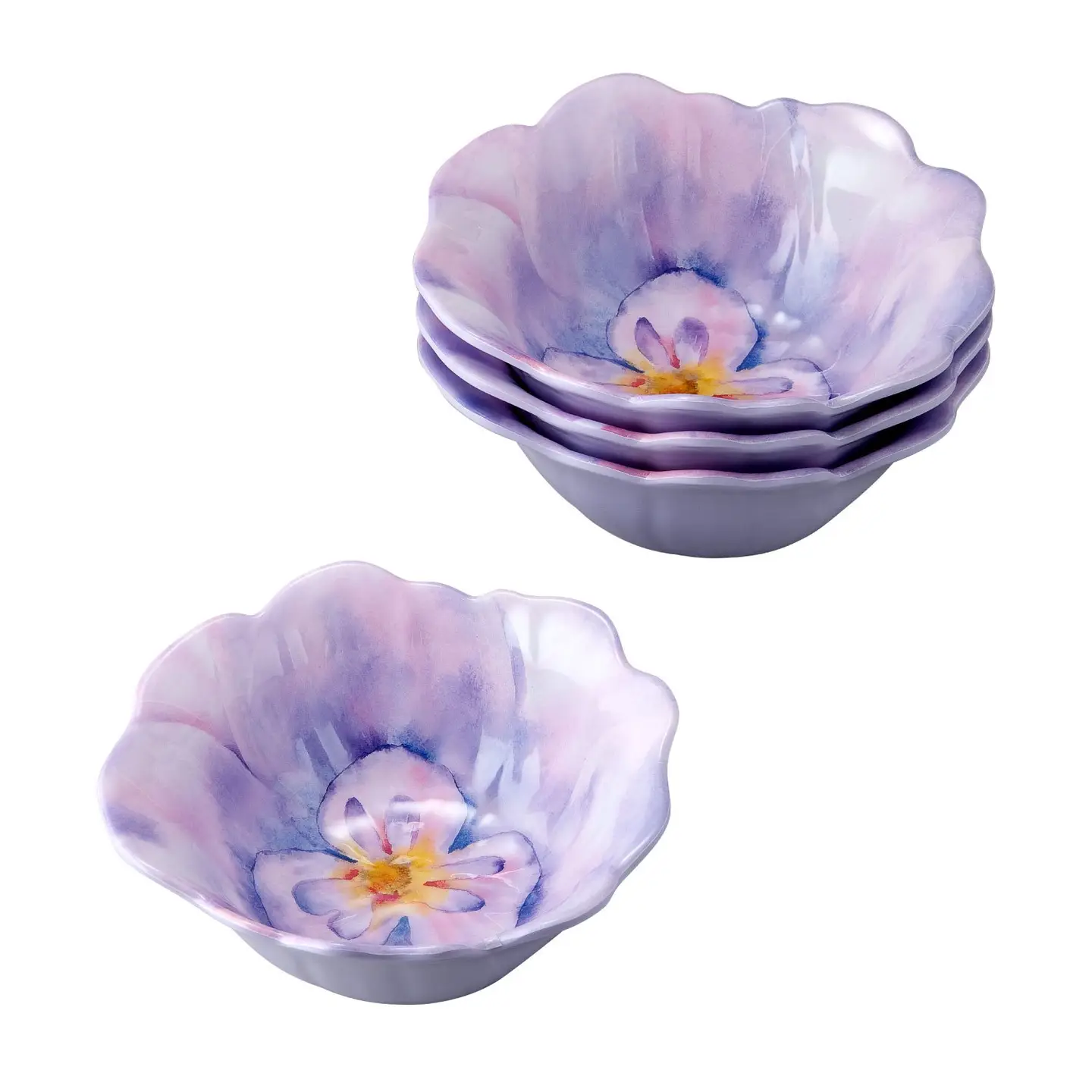 Floral Melamine 6 3/4" Bowl