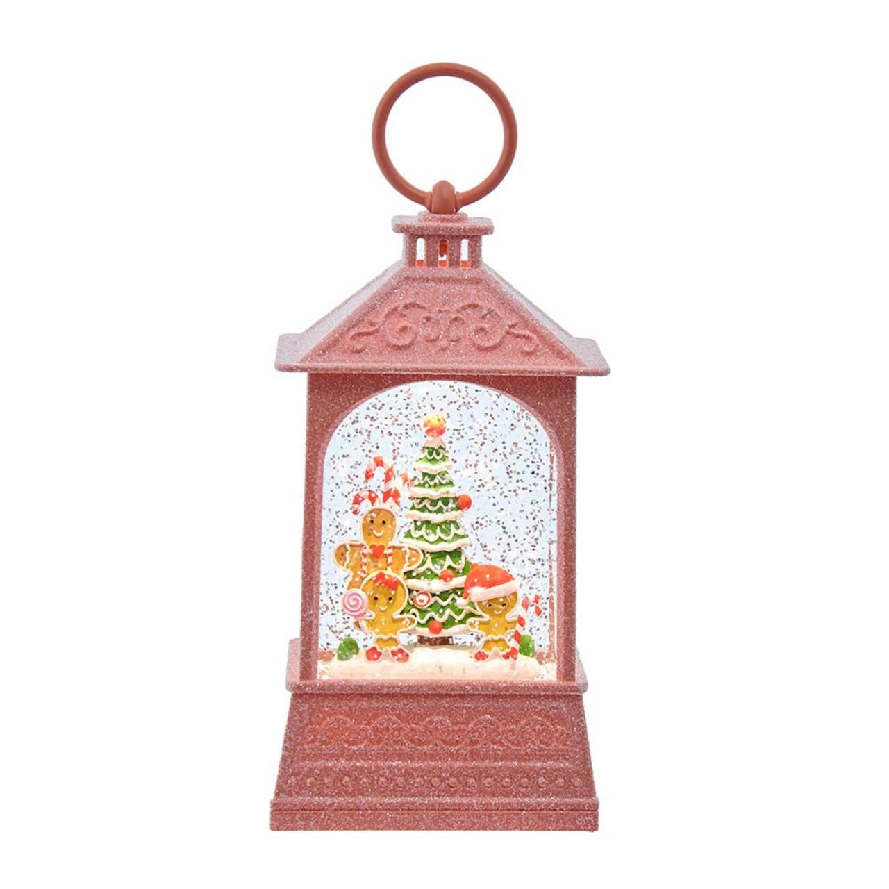 LED Gingerbread Water Lantern