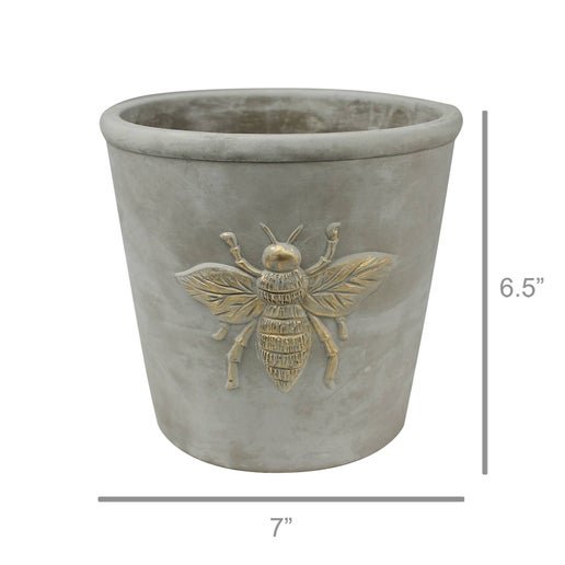 Bee Cachepot, Cement