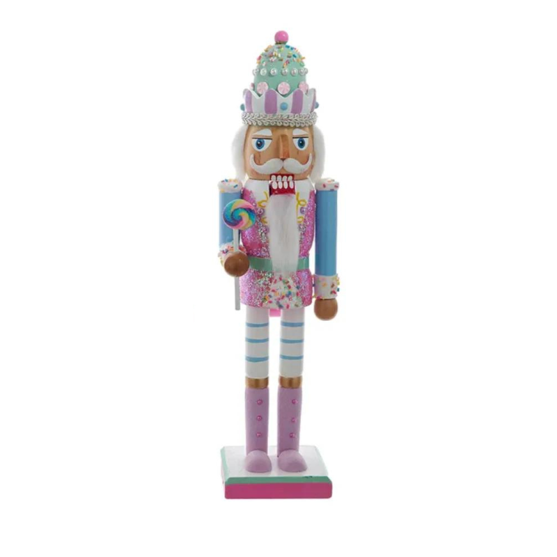 15" Candy Color Pink Boots Nutcracker