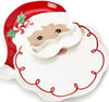 Santa Plate W/ Mustache Bowl