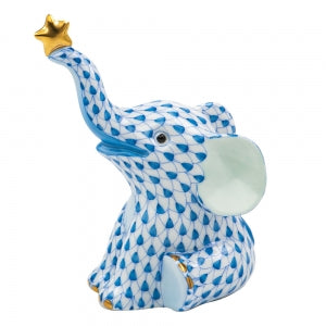 Reach for the Stars Elephant Blue