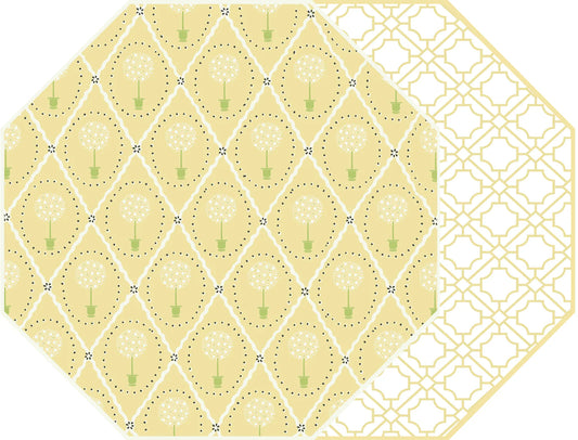 Lemon Topiary & Cane Placemat